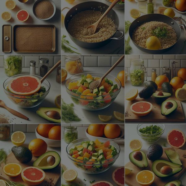 Comment préparer une salade de quinoa aux agrumes et avocat pour un déjeuner vitaminé?