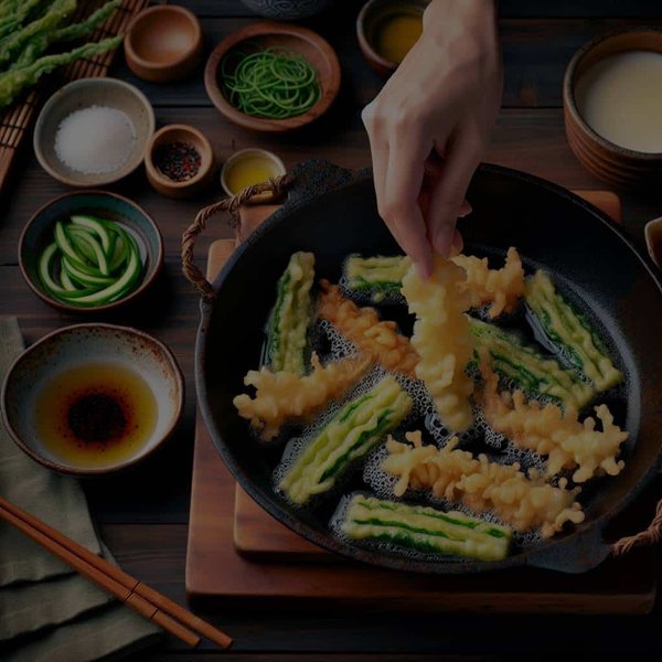 Quelle est la technique pour réaliser des tempuras de légumes légers et croustillants?