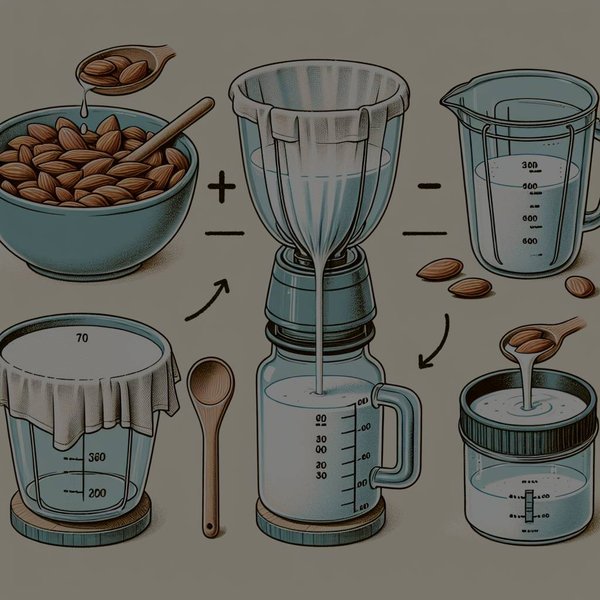 Comment réussir à faire son propre lait d'amande onctueux et économique?